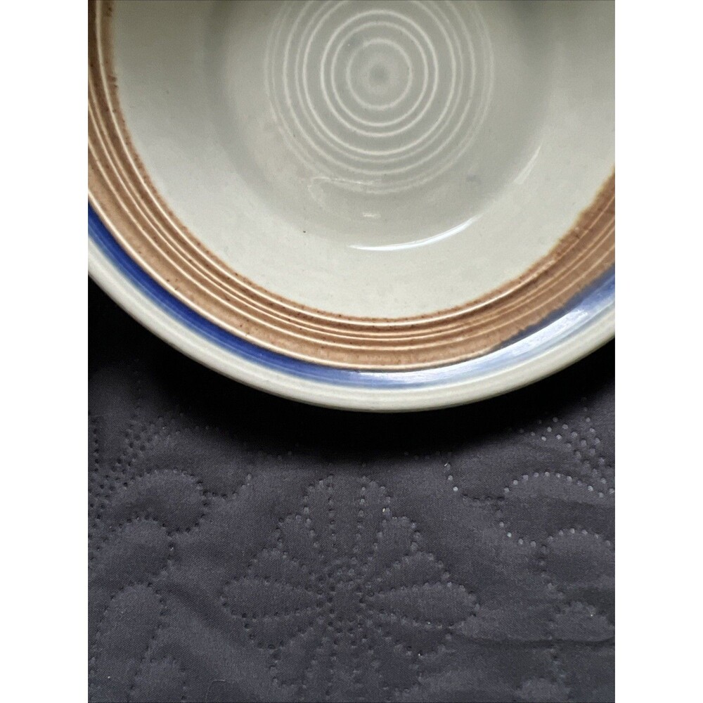 Metlox Poppytrail Vernon Bandero Stoneware 2pc 6 3/8" Cereal Bowls 1969-1979 - Picture 6 of 8